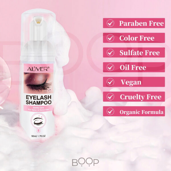 Aliver Shampoo Para Extension De Pestañas - Imagen 5