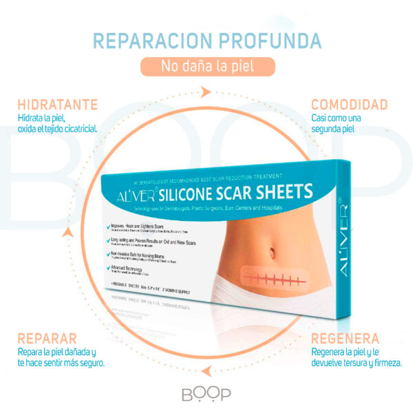 Parche Cinta De Silicona Para Cicatrices Cesarea ALIVER - Imagen 4