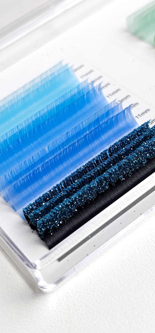 Extensiones de pestañas Paleta de colores VERDE/AZUL - Imagen 4
