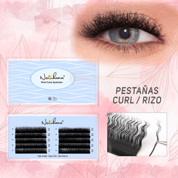 Extensiones de pestañas Curl/Rizo