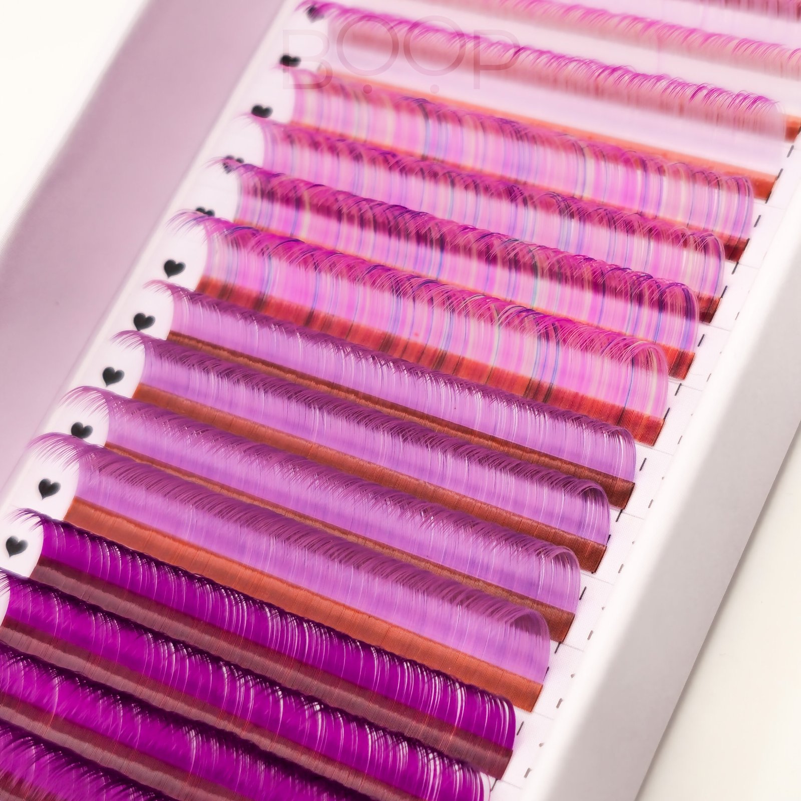 Pestañas COLORED Purpura/ Pink - DiyDay - Imagen 2