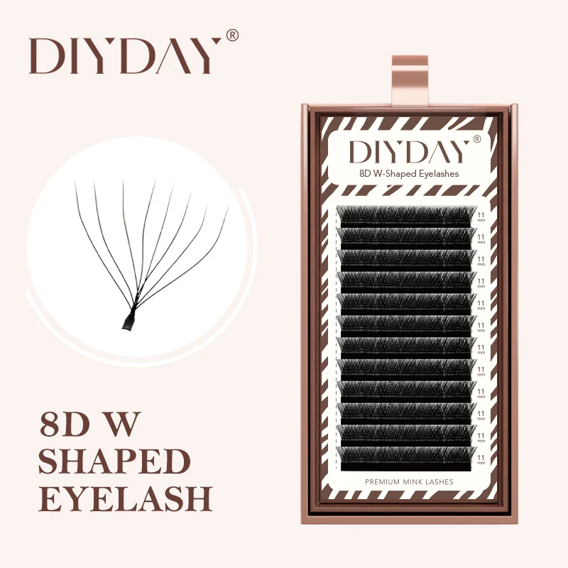 Pestañas 8D U - Shaped - DIYDAY