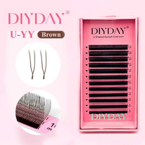 Pestañas 2D U-YY BROWN - Shaped - DIYDAY